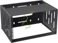 6U Open Frame Network Rack for 19 Servers & AV Gear - Space-Saving