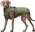 Kuoser Canvas Dog Winter Coat - Warm Water-Resistant Jacket