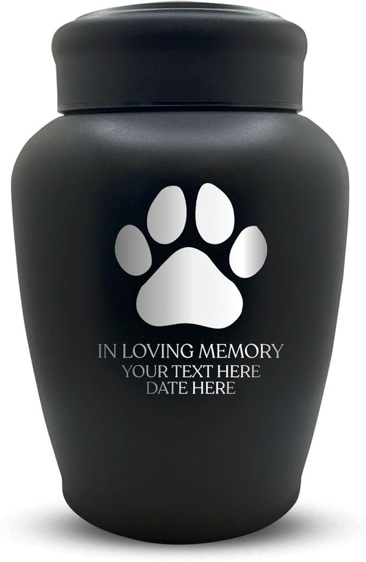 Personalized Custom Dog Urn for Large Dogs with Engraving