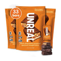 UNREAL Dark Chocolate Caramel Peanut Nougat Bars, 70% Organic