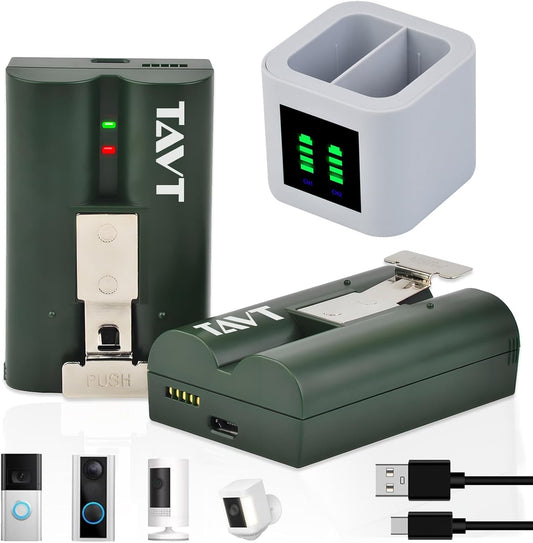 Upgrade Your Ring Doorbell: Double Battery Power Boost!