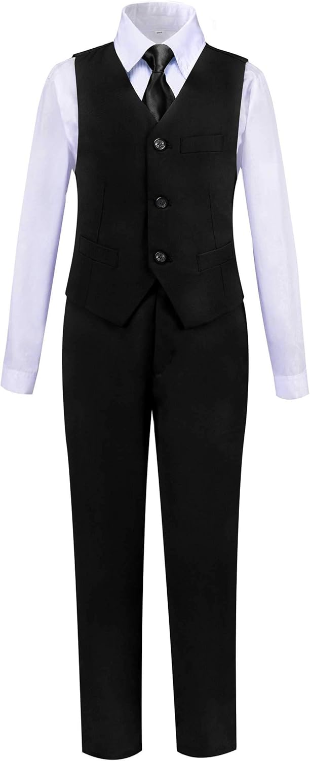 Toddler Boys Suit Formal Dresswear Tuxedo Slim Fit for Events