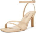 SOVANYOU Heeled Sandals for Women - 8 cm Stylish Strappy Heels