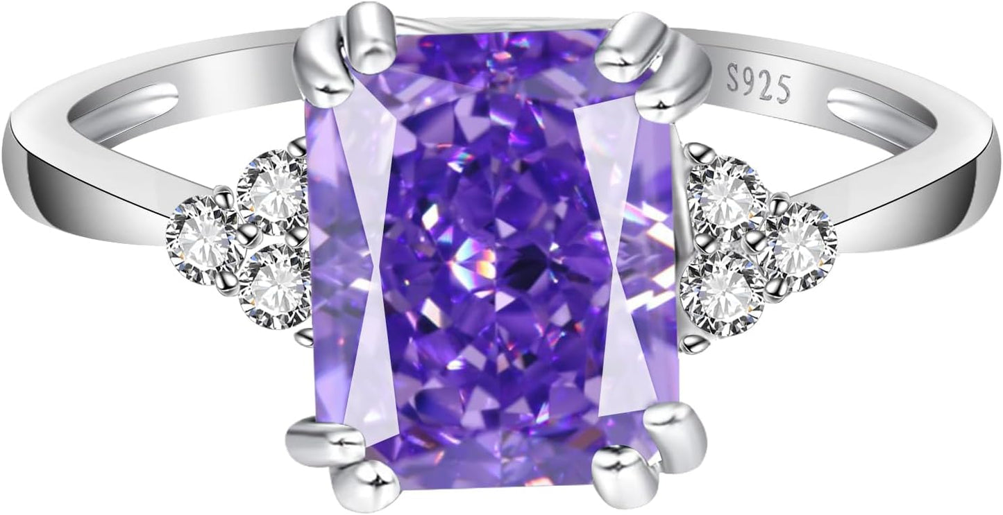 3.5ct Simulated Gemstone Ring in 925 Sterling Silver Design