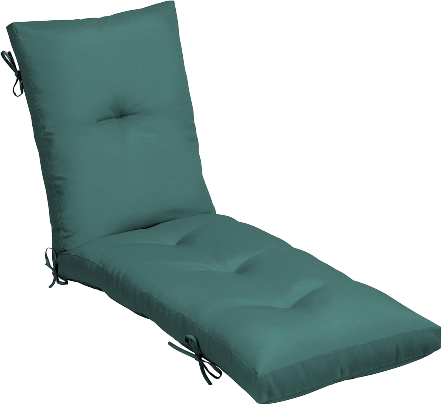 Arden Outdoor Plush Modern Tufted Chaise Cushion for Loungers