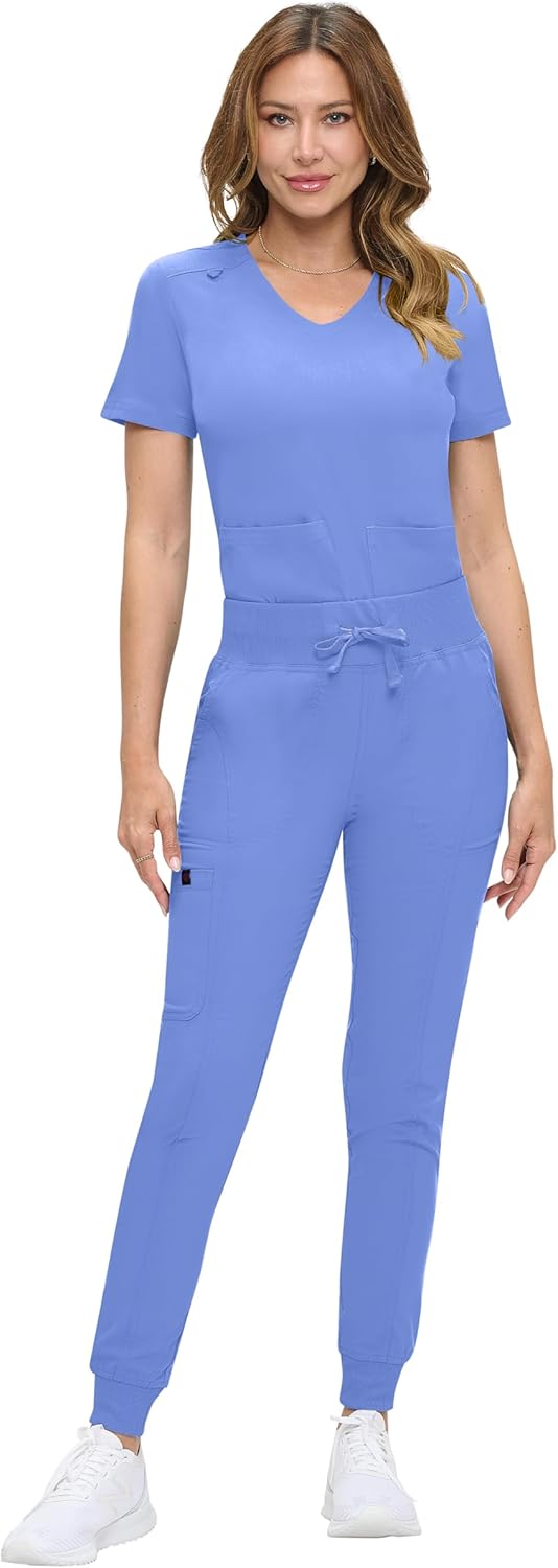 Natural Uniforms Womens Ultra-Soft Luxe Stretch Jogger Scrub Set