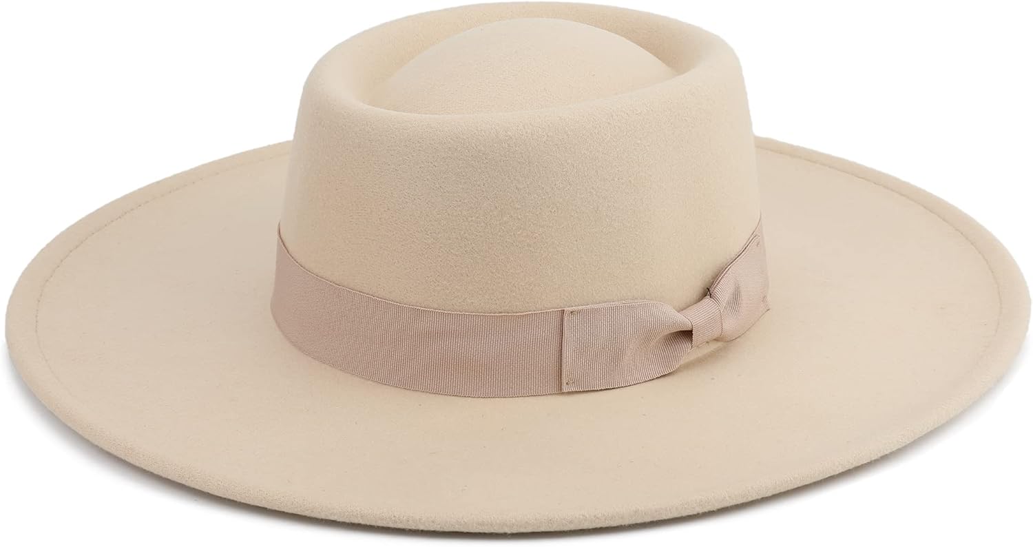 Big Wide Brim Women Fedora Hat for Stylish Outdoor Activities