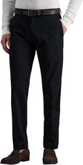 Haggar Men's Premium No Iron Khaki Slim Fit Flat Front Pant - Stretch