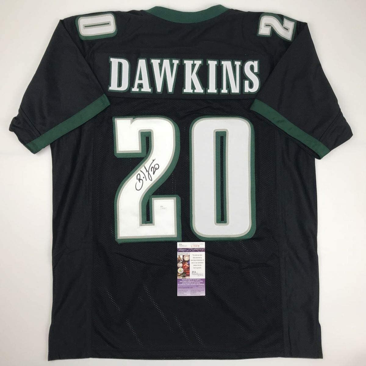 Autographed Brian Dawkins Philadelphia Black Football Jersey