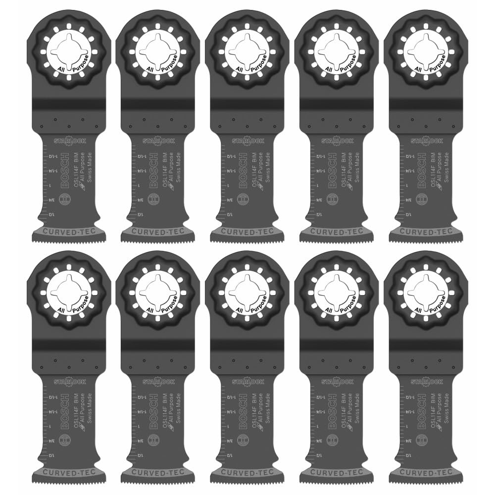 BOSCH Starlock OSL114F-3 Oscillating Blades for Precision Cuts