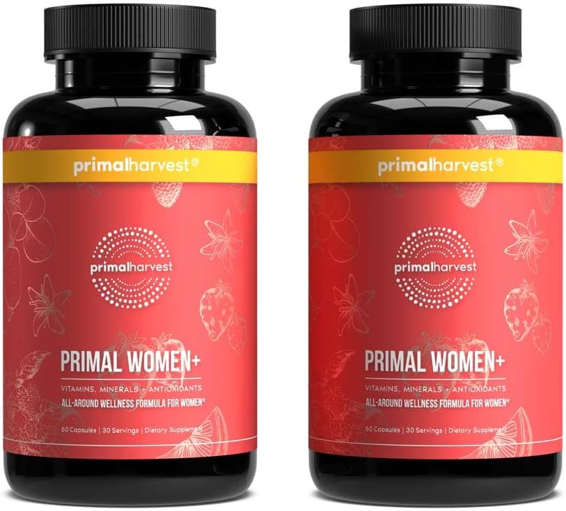 Primal Harvest Multivitamin for Women - Energy and Immune Support
