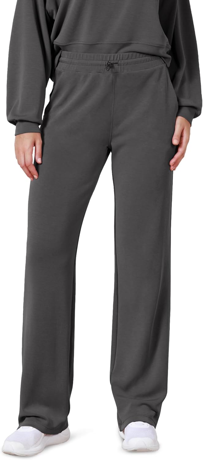 ODODOS Women's Modal Soft Wide Leg Pants for Casual Comfort