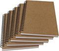 YUREE A5 Spiral Notebook Lined, Thick 100gsm Paper - 5 Pack