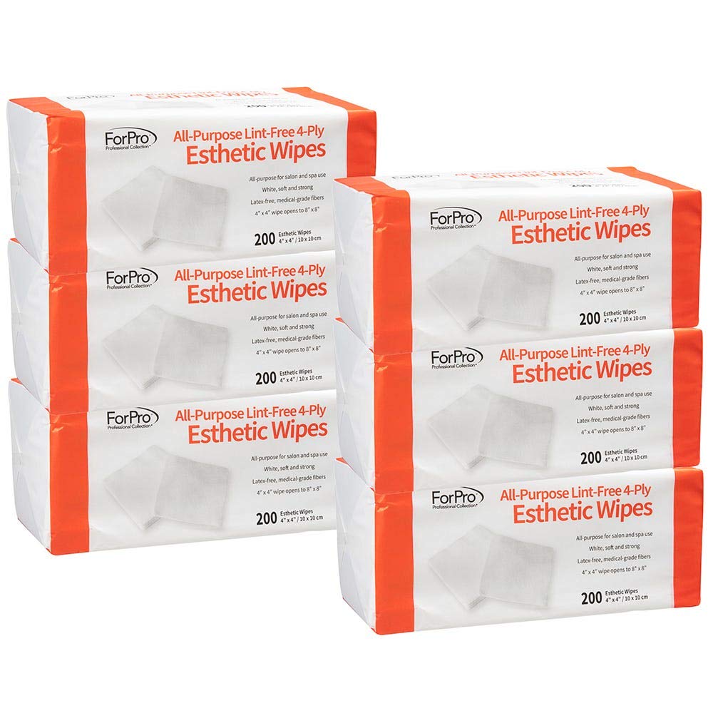 ForPro Professional Collection Lint-Free 4-Ply Esthetic Wipes
