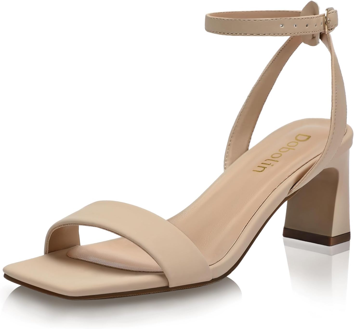 Wide Width Heels for Women with Chunky Block Heel Design