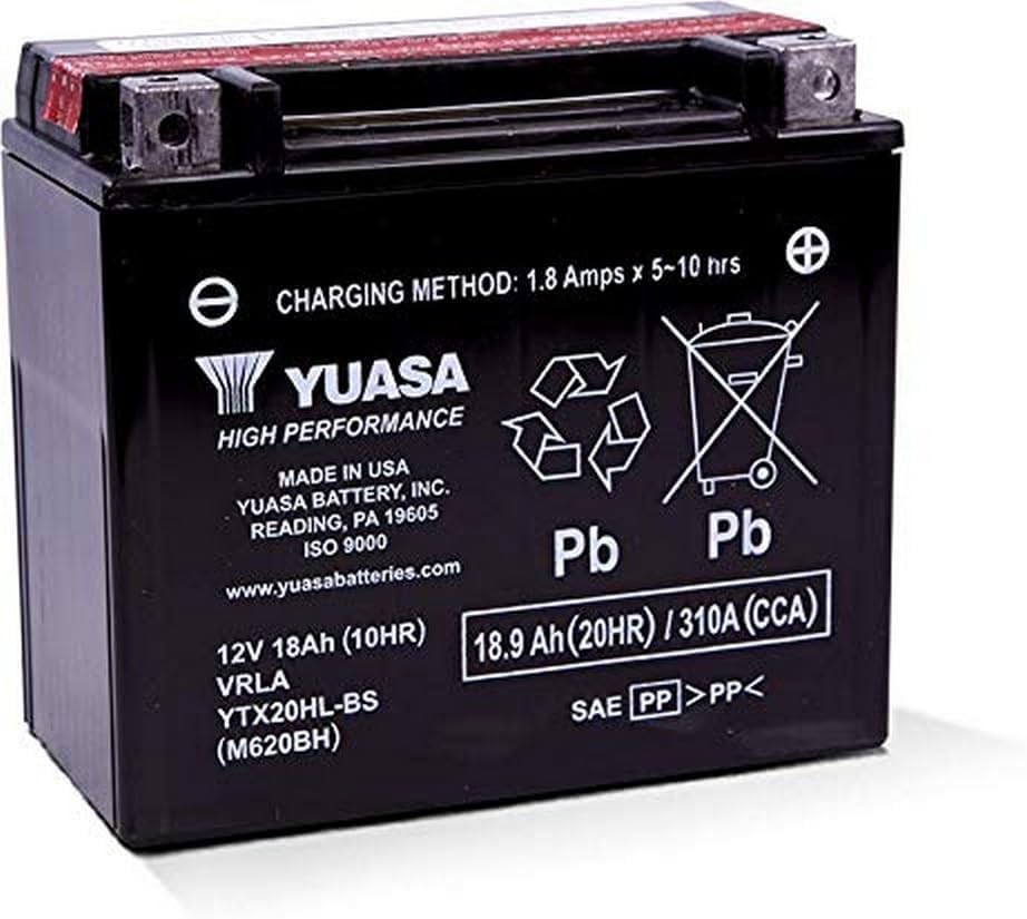 Yuasa YTX20HL-BS Battery for Reliable Vehicle Performance