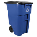 BRUTE Rollout Trash Can 50 GAL - Heavy-Duty Mobility for Commercial