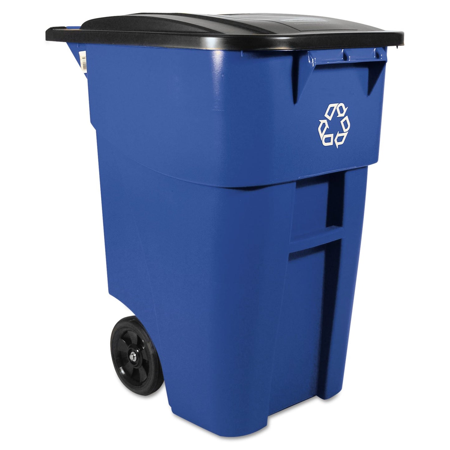 Rubbermaid BRUTE 50 GAL Rollout Trash Can with Wheels for Mobility