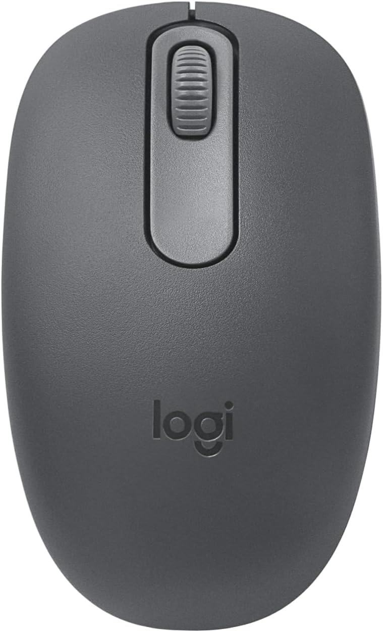 Logitech Bluetooth Wireless Mouse, Compact & Portable, 12-Month Battery, Smooth Tracking - Graphite