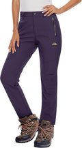Women's Fleece Lined Waterproof Insulated Snow Ski Pants - Winter