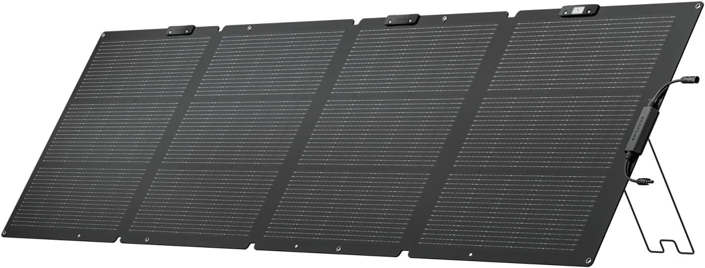 EF ECOFLOW 220 Watt Portable Solar Panel for Camping and RV