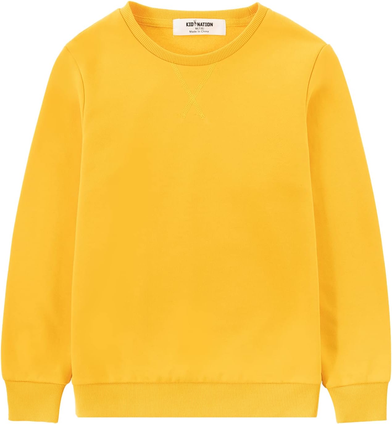 Kid Nation Kids Slouchy Soft Brushed Fleece Sweatshirt for All