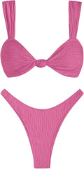 ZAFUL 2025 Cheeky Bikini Sets for Women High Cut Swimsuit - Flattering