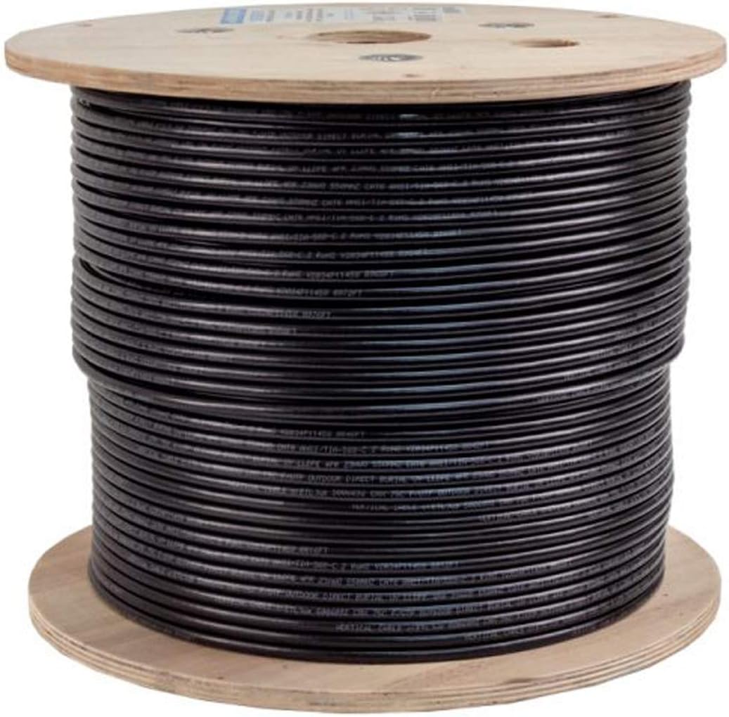 Vertical Cable CAT6A Shielded Dual Jacket 1000ft Ethernet Cable