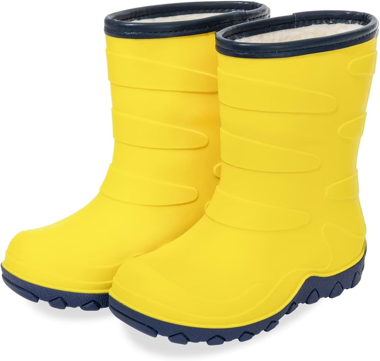 Kids Winter Rain Boots for Boys and Girls - Insulated Warm Snow Boots