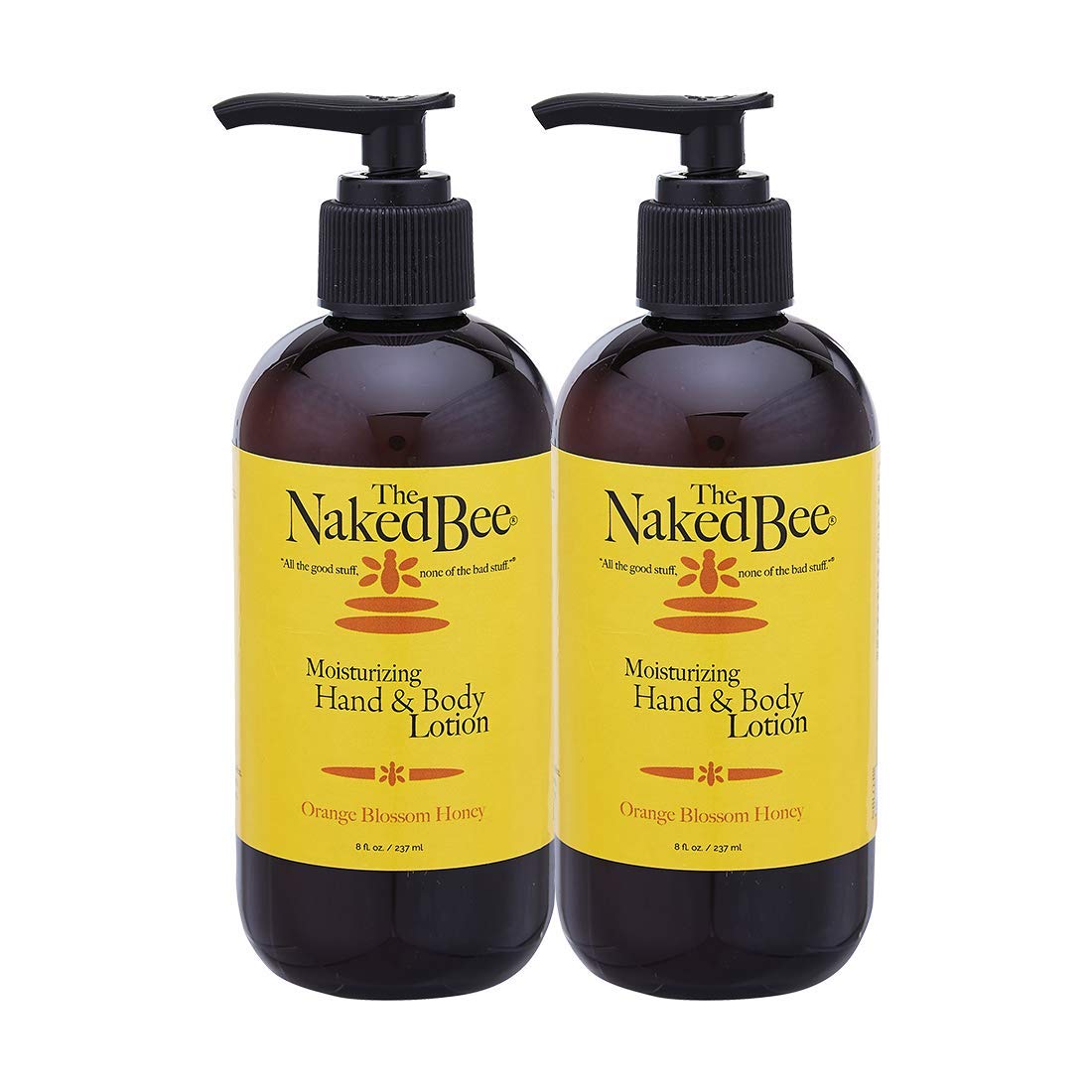 Naked Bee Orange Blossom Honey Hand & Body Lotion 2 Pack