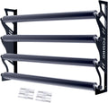 Vinyl Holder with Mounting Hardware - Heavy Duty 4-Roll Wall Rack