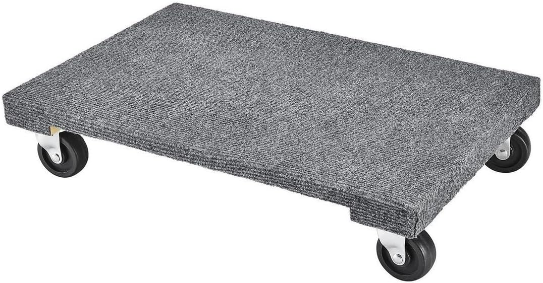 24in. x 16in. Hardwood Solid Deck Dolly with 1000 lb Capacity