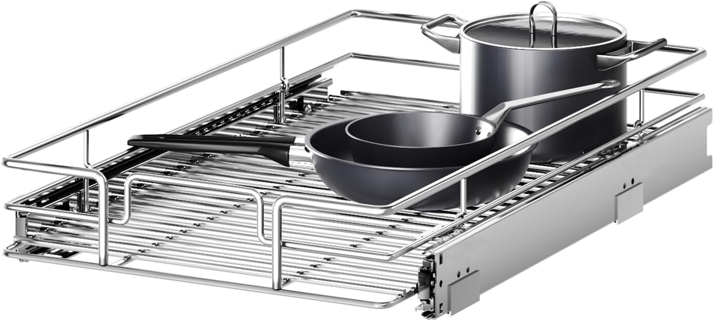 Pull Out Cabinet Organizer for Kitchen and Bathroom Storage