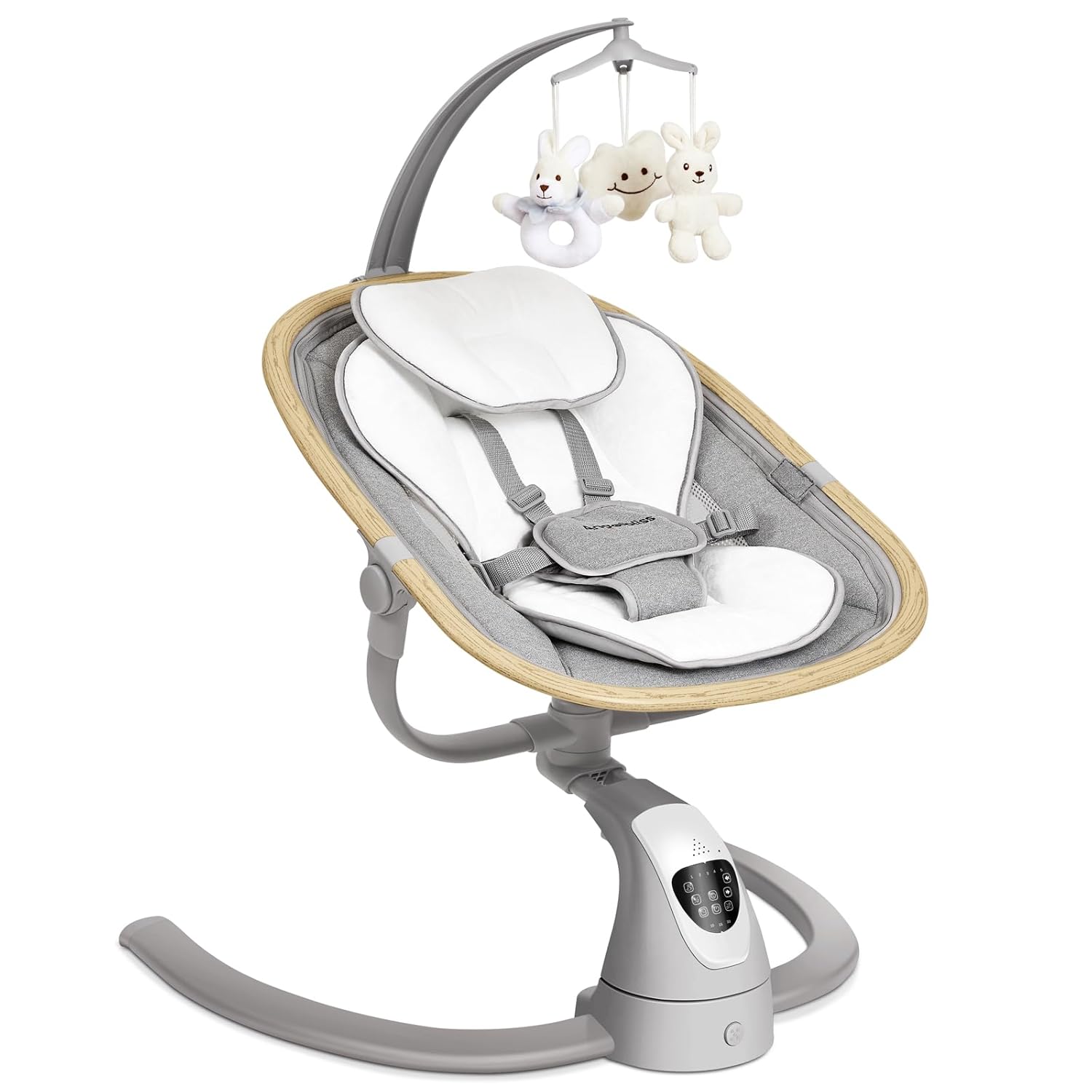 Angelbliss Baby Swing with Cry Detection and 180 Rotation