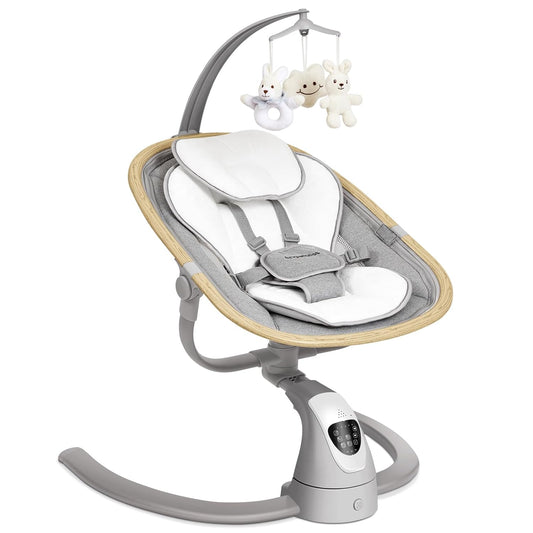 Angelbliss Baby Swing with Cry Detection and 180 Rotation