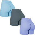 TomTiger Yoga Shorts for Women High Waist Tummy Control - Flattering