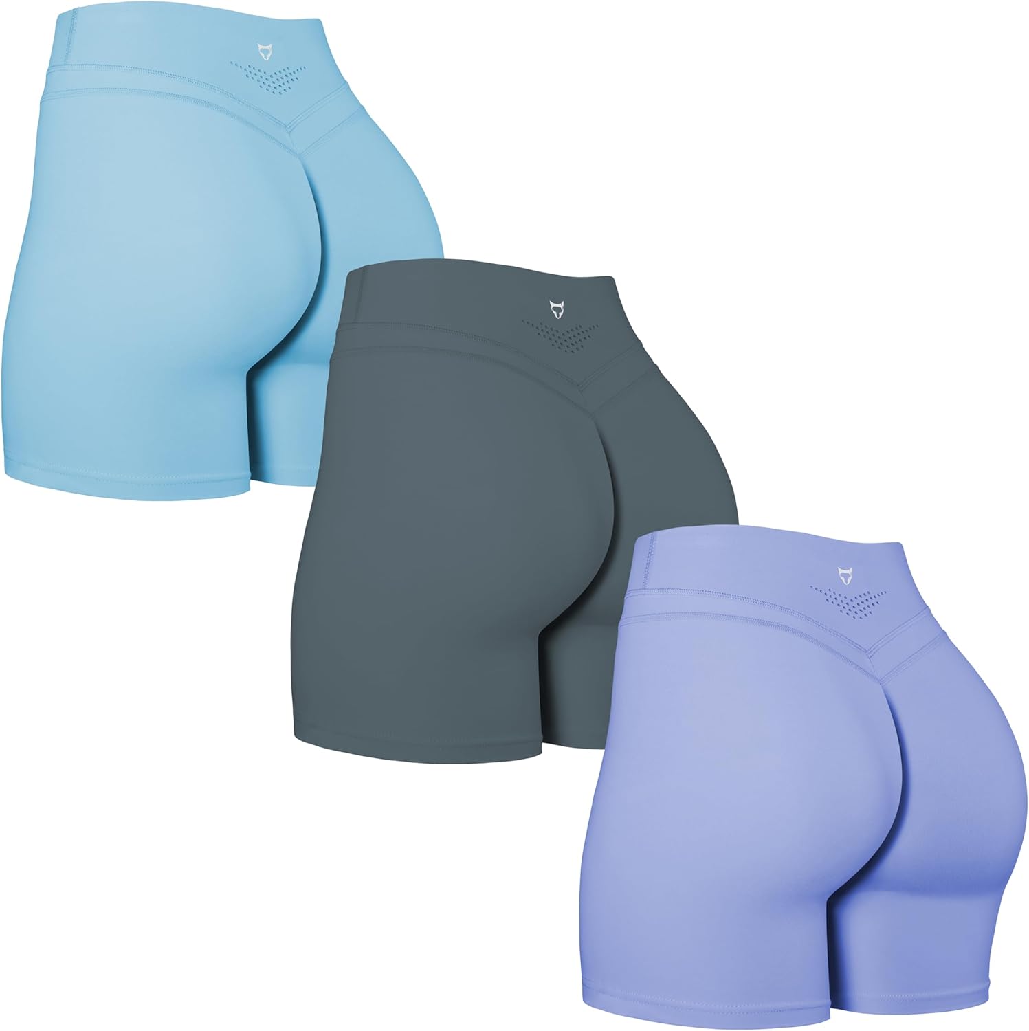 TomTiger Yoga Shorts for Women with Tummy Control and Style