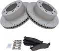 Front Performance Brake Pad & Rotor Kit for Dodge Ram - Ceramic
