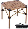 iClimb Lightweight Stable Alu Folding Square Table - Compact Stable