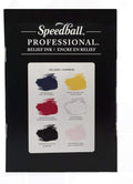Speedball Professional Relief Ink 6 Color Set - Water-Miscible