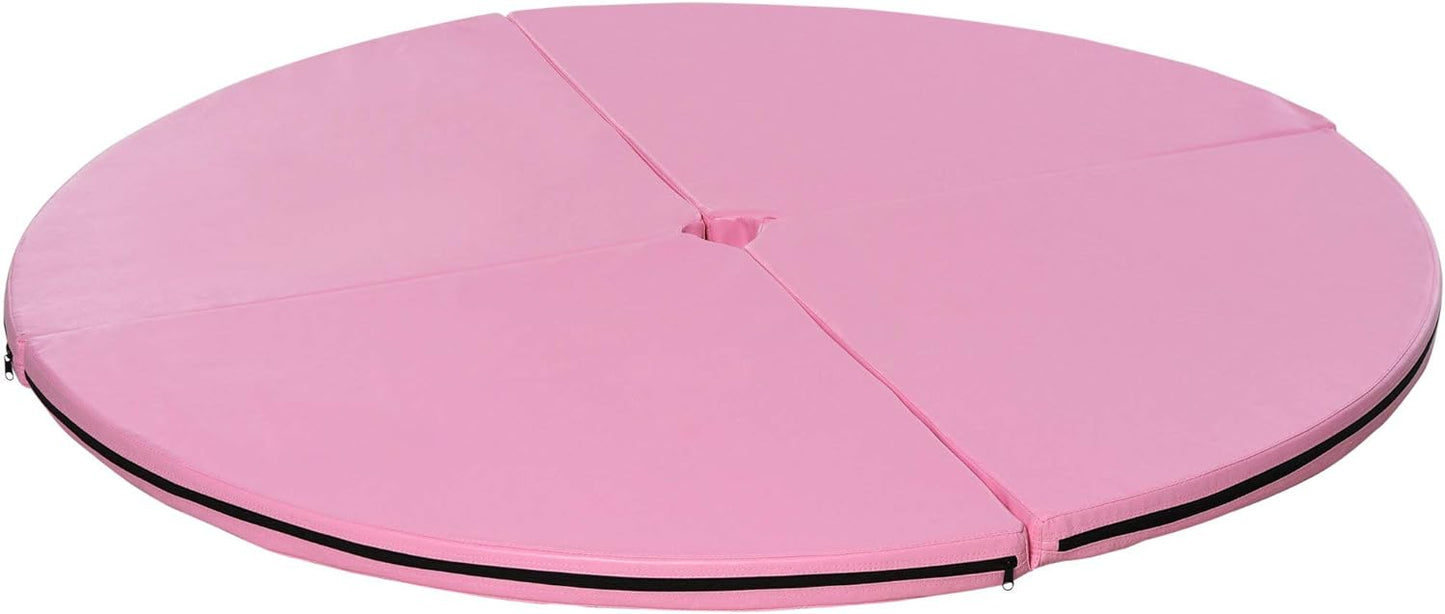 Soozier Pole Dance Mat - Lightweight Folding Crash Mat for Home