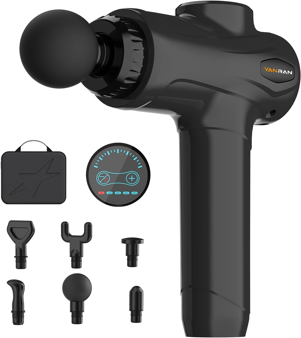YANRAN Deep Tissue Massage Gun for Pain Relief and Relaxation