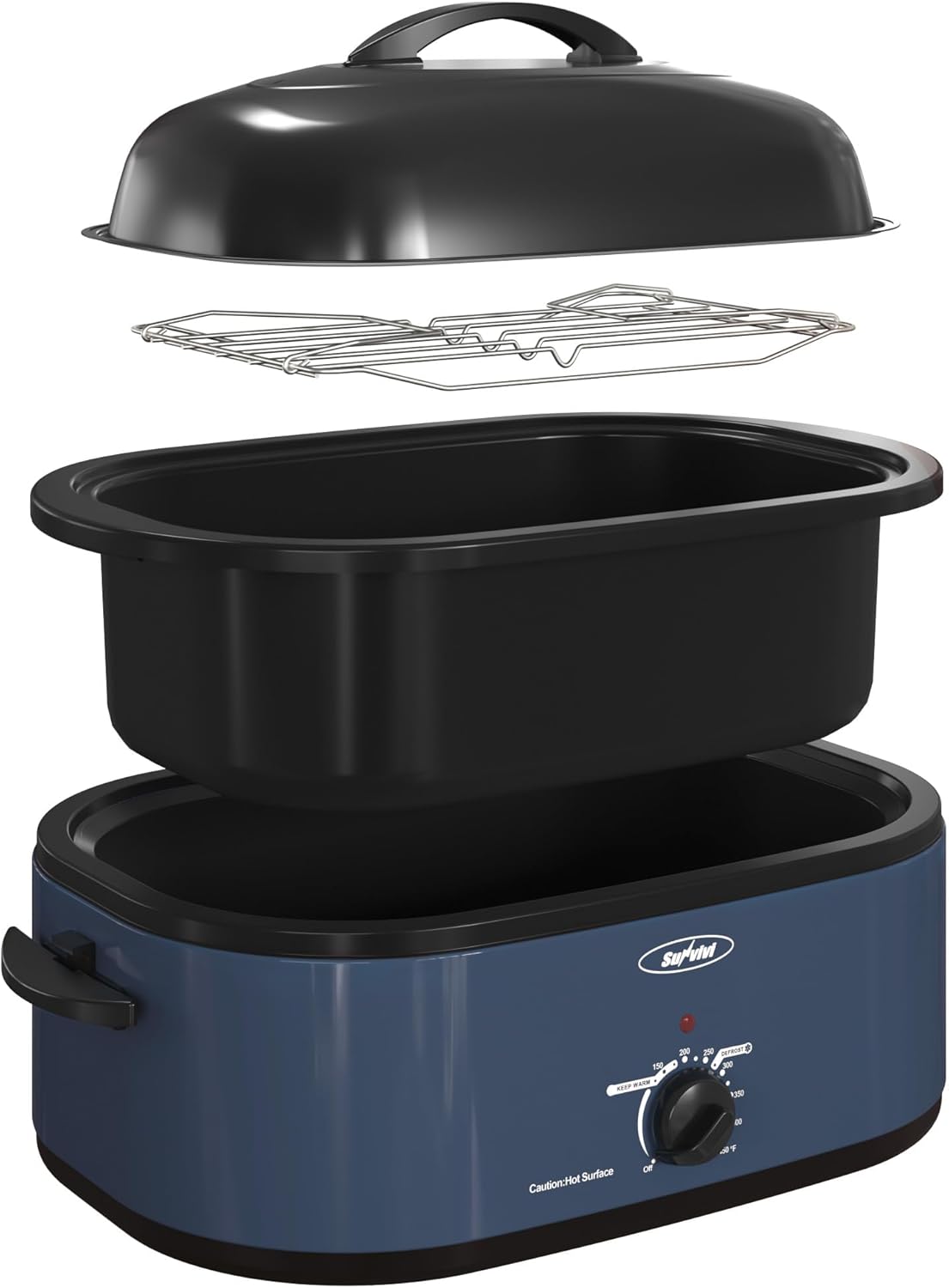 Sunvivi Electric Roaster 18 Quart with Self-Basting Lid