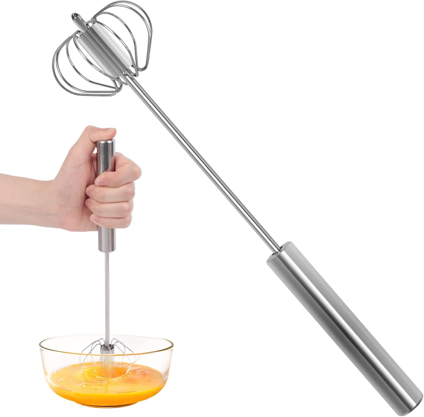 Effortless Mixing: HANSGO Rotary Whisk 12