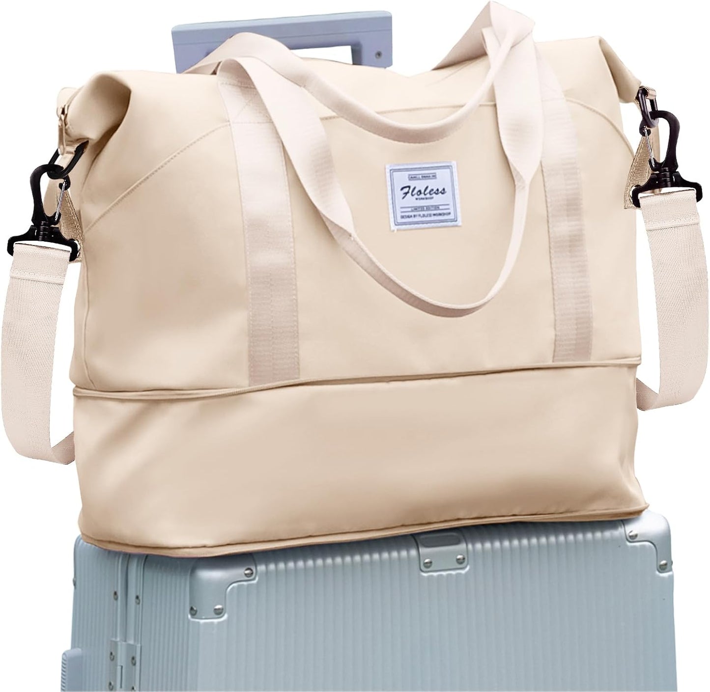 Travel Duffel Bag for Women - Sports Tote Gym Bag with High Capacity