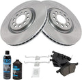 Front Brake Pad & Rotor Kit Compatible with 2000-2006 Audi TT