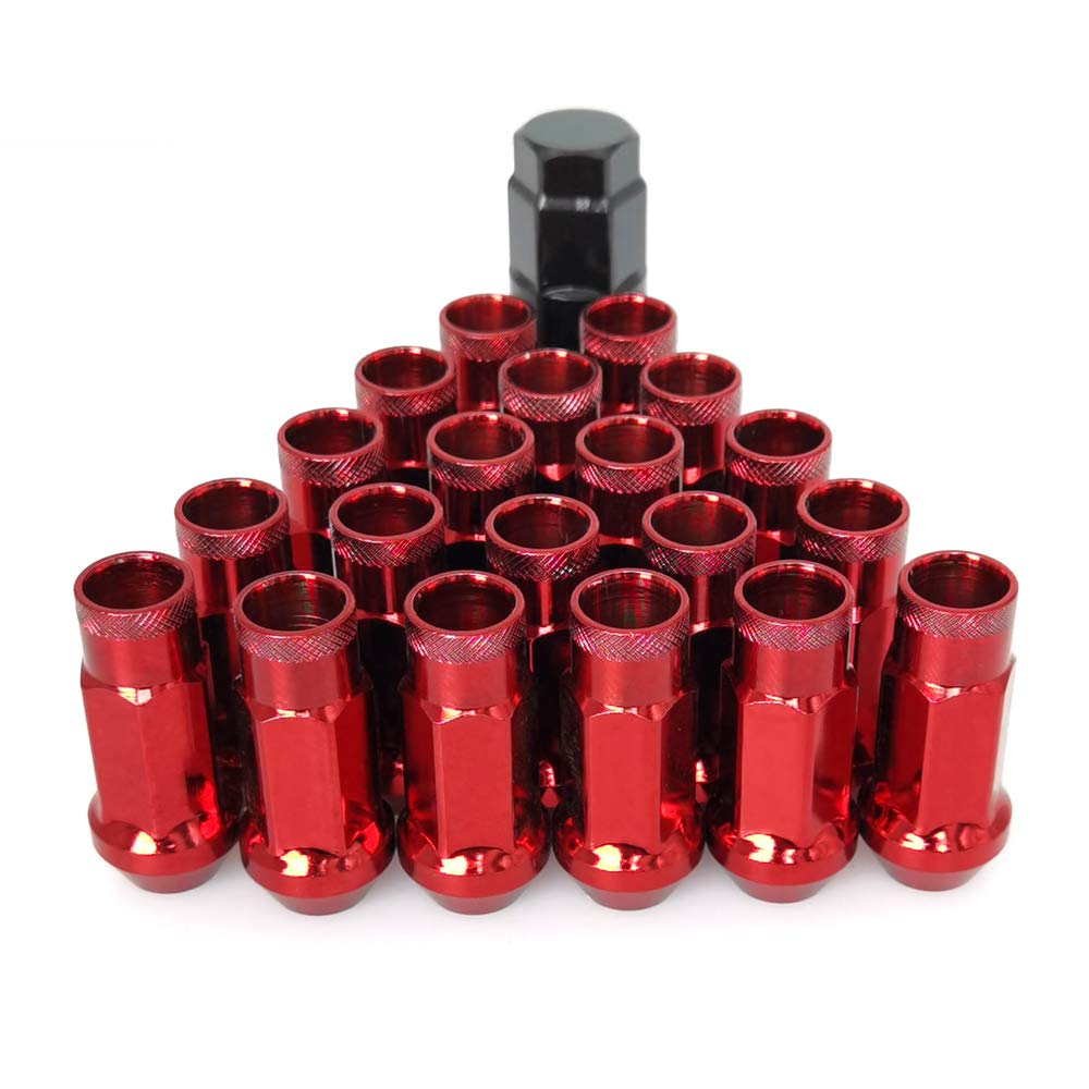M12x1.5 Open End Wheel Nuts for Racing and Performance Vehicles