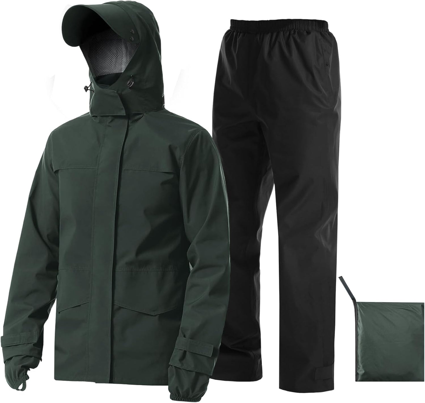 iCreek Rain Suit Waterproof Jacket and Pants for All Weather