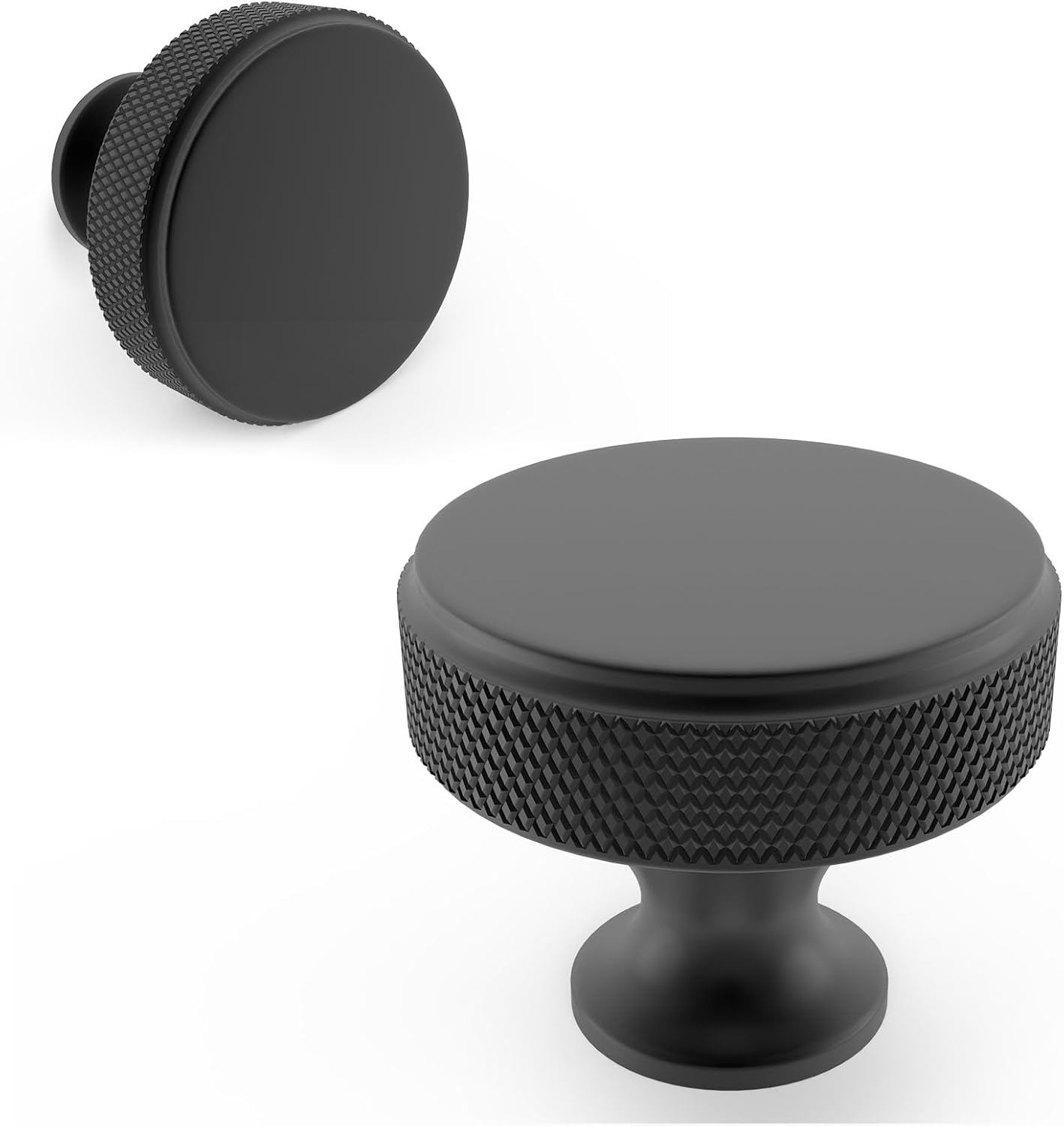 30 Pack Matte Black Cabinet Knobs for Stylish Home Decor