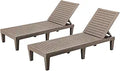 Homall Outdoor Chaise Lounge Chairs Set of 2 - Waterproof Adjustable
